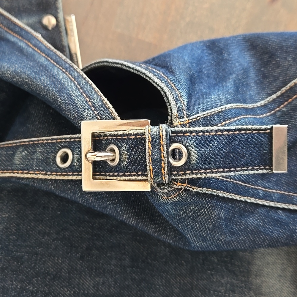 Auth Fendi Denim Mama Baguette - Picture 16 of 16